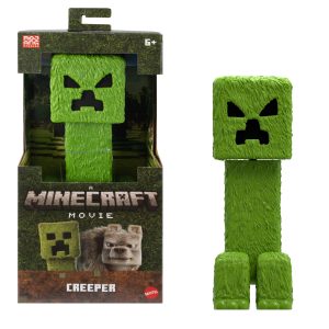 Minecraft Creeper Large-Scale Action Figure, 12-Inch Character Collectible Inspired By The Movie