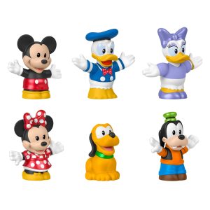 Fisher-Price Little People Disney Mickey & Friends 6-Piece Figure Set For Toddlers & Kids
