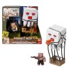Minecraft Blast Attack Ghast Action Figure Set With Lights, Sounds & More Inspired By The Movie