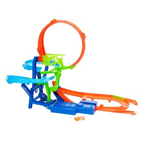 Hot Wheels Stunt Tracks Pista de Juguete Multi-Choque Aéreo