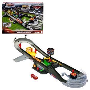 Disney · Pixar Cars-Circuit Course Piston Cup-Avec Voiture 1/55