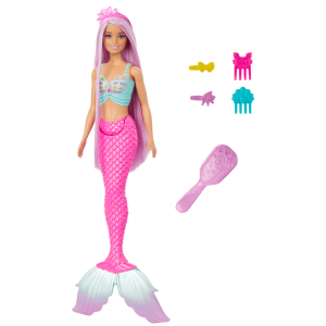 Barbie Mermaid Doll With 7-inch-Long Fantasy Hair & Accessories For Styling Play