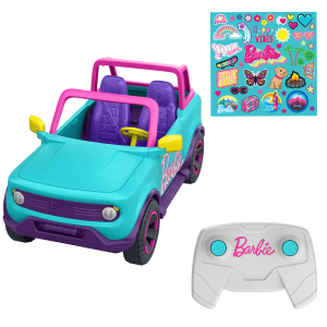 Hot Wheels Barbie Véhicule Téléguidé Vus et Autocollants