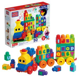 Mega Bloks Juguete de Construcción Abc Tren de Aprendizaje