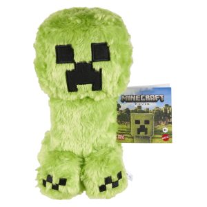 Minecraft Creeper Plush Toy, 8-inch Collectible Soft Doll inspired By A Minecraft Movie